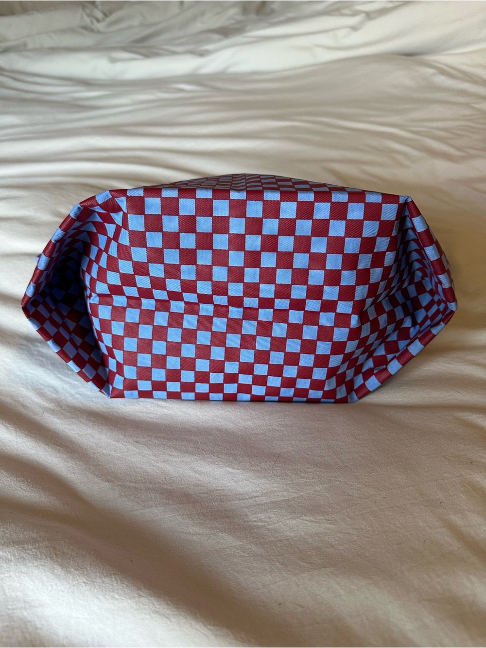 EUC BAGGU Large Checkered Go Pouch - Picture 3 of 5